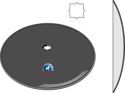 Tavallinen levy Ø660x6