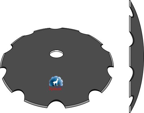 Hammaslevy Ø610x6,5