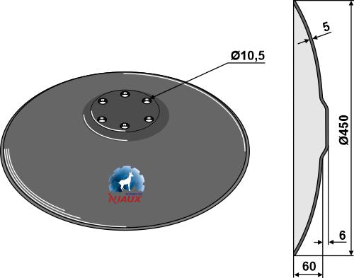 Ontto levy ''Smaragd'' Ø450x5