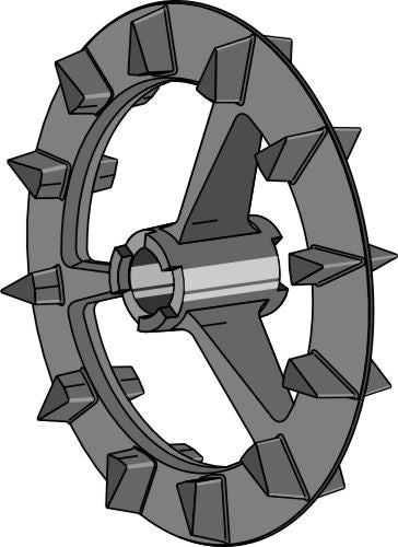 Crosskill-rengas - Ø400 mm
