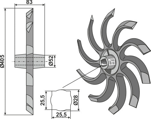 Harrow-tähti - vasen