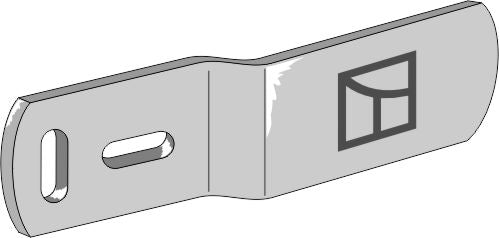 Kääntölaiteen jatke - vasen