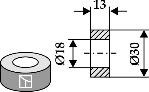 Pensaikko 13xØ18xØ30
