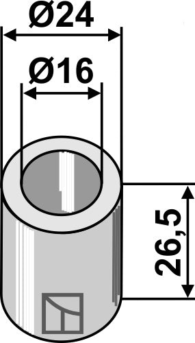 Puu 25,6 x Ø16 x Ø24
