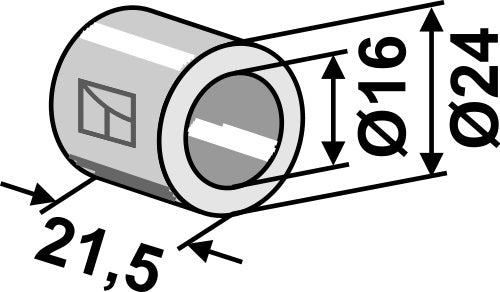 Puu 21,5 x Ø16 x Ø24