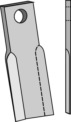 Suora terä 345 x 80 mm