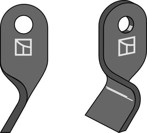 Kiertynyt terä 90x35mm