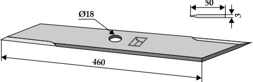 Oljen silppurin terä