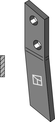 Pulttikiinnitteinen piikki - vasen