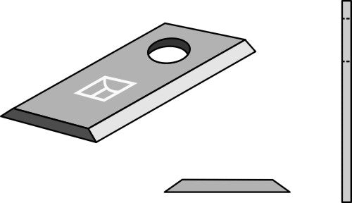 Pyörivä leikkuuterä 97x50mm