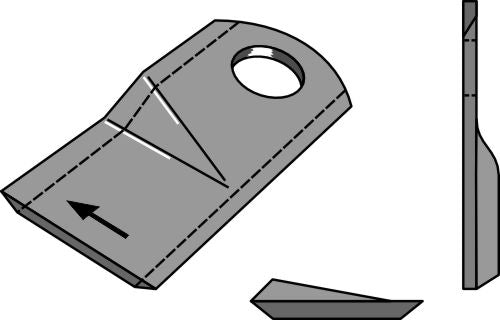 Pyörivä leikkuuterä 103 x 50 mm