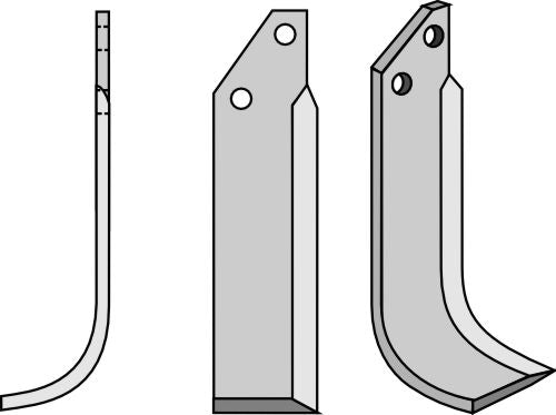 Terä 172 x 40 mm, vasen