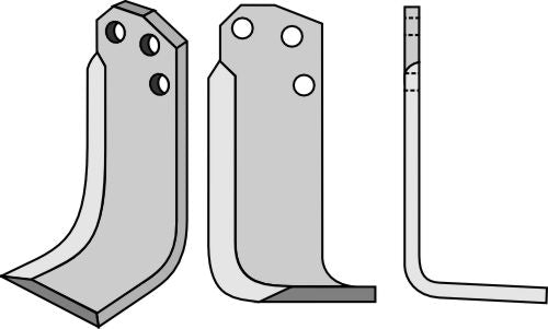 Terä 170 x 60 mm, oikea