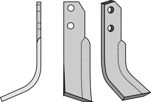 Terä 178 x 50 mm, vasen