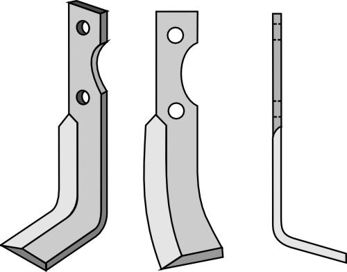 Terä 183 x 30 mm, oikea