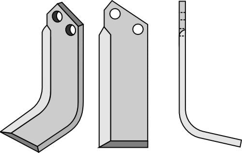 Terä 260 x 70 mm, oikea