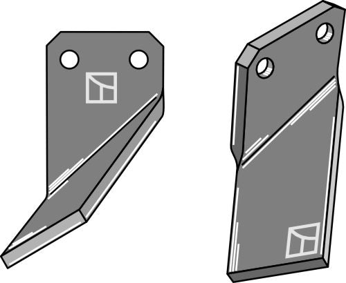 Terä 180 x 90 mm, vasen