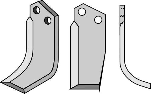 Terä 120 x 50 mm, oikea