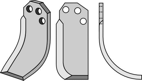 Terä 180 x 80 mm, oikea