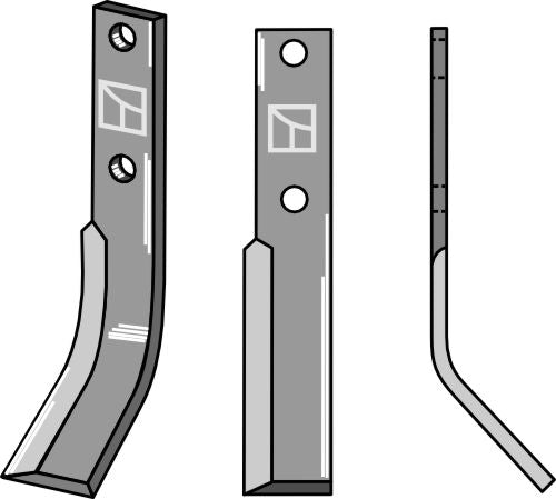 Pyörivä piikki 290 x 35 mm, oikea