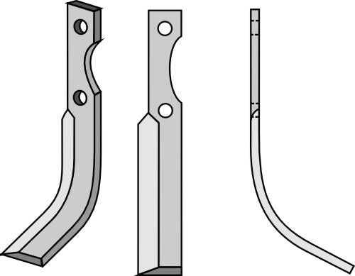 Terä 190 x 25 mm, oikea