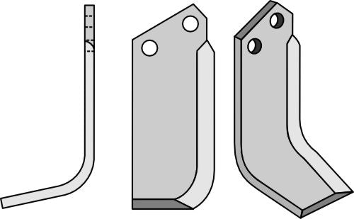 Terä 210 x 80 mm, vasen