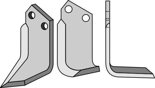 Terä 190 x 80 mm, oikea