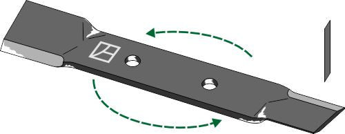 Siirtoterä 530 mm - vasen