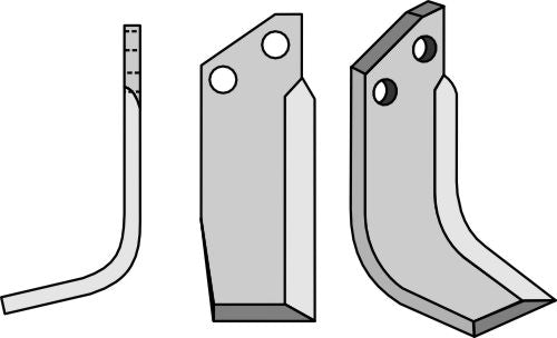 Terä 140 x 50 mm, vasen