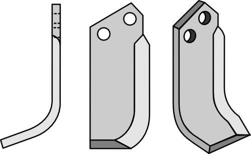 Terä 142 x 50 mm, vasen