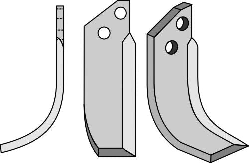 Terä 213 x 60 mm, vasen