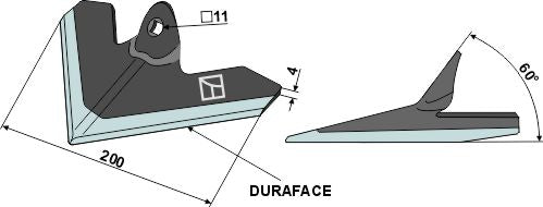 Avrettingsfres 200mm - DURAFACE