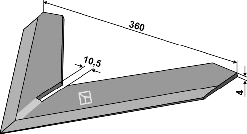 Avrettingsfreser 360 mm