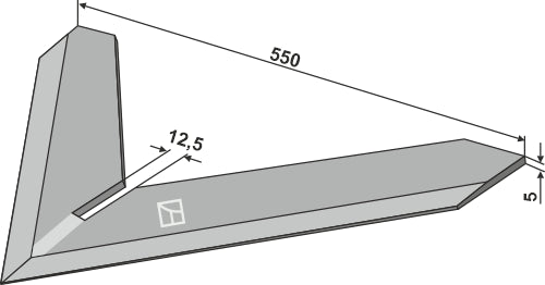 Avrettingsfreser 550 mm