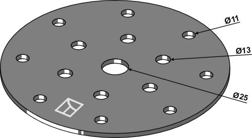 Koblingsskive Ø220mm