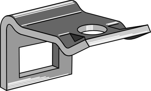 Klemme for tind 32x10