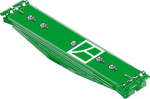 Bladfjærer - 7 lag 770 mm