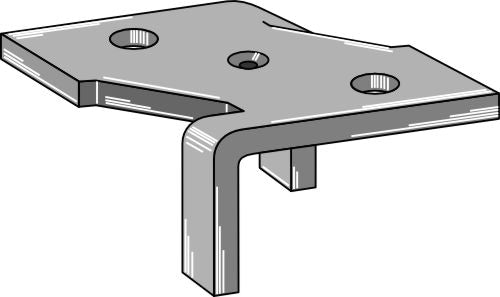 Klemme for 3 1/2-lags kultivatortinder