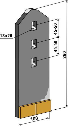 Slitedel - Hardmetall