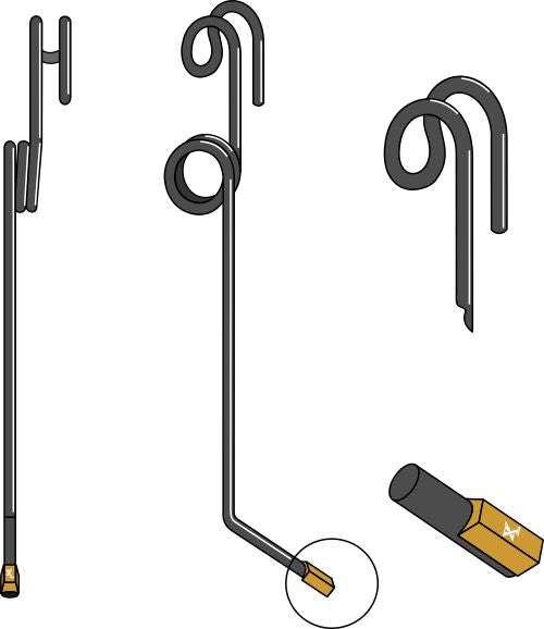 Følgetinne Ø7mm - Hardmetall