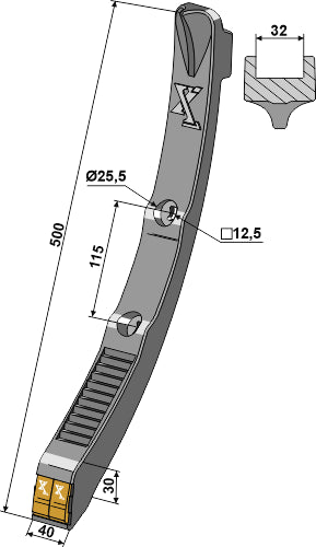 Smal skjær - Hardmetall