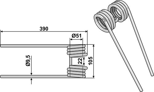 Høyvendertind Ø9,5
