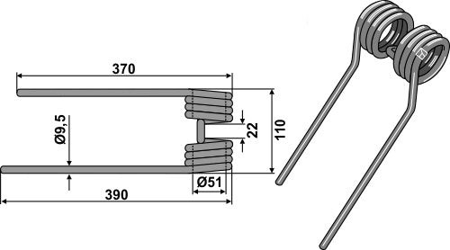 Høyvendertind Ø9,5