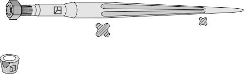 Frontlastetinne 1100 mm