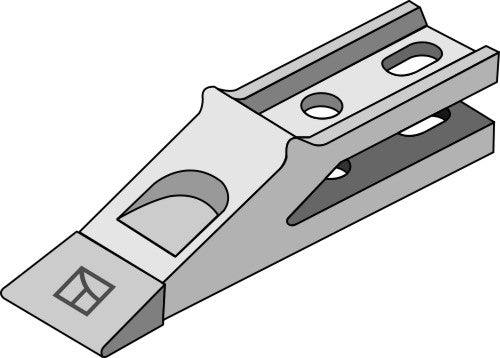 Standardtenner for frontlaster-spån