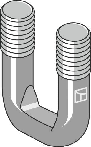 Bøylebolt - M8x1,25