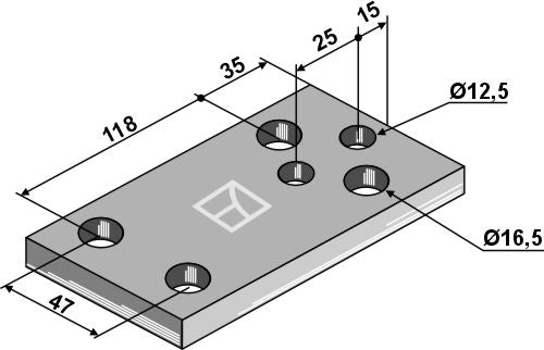 Tallerken 170x10x100