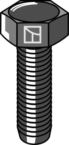 Sekskantbolt M12x1,25x25