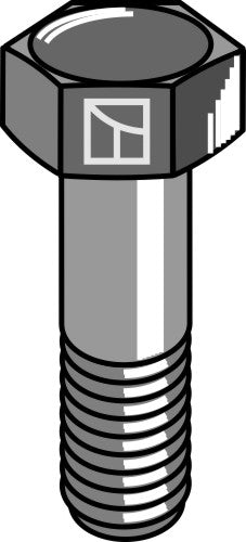 Sekskantbolt - M10x1,5 - 8.8