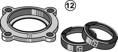 Husdeksel med akseltetning